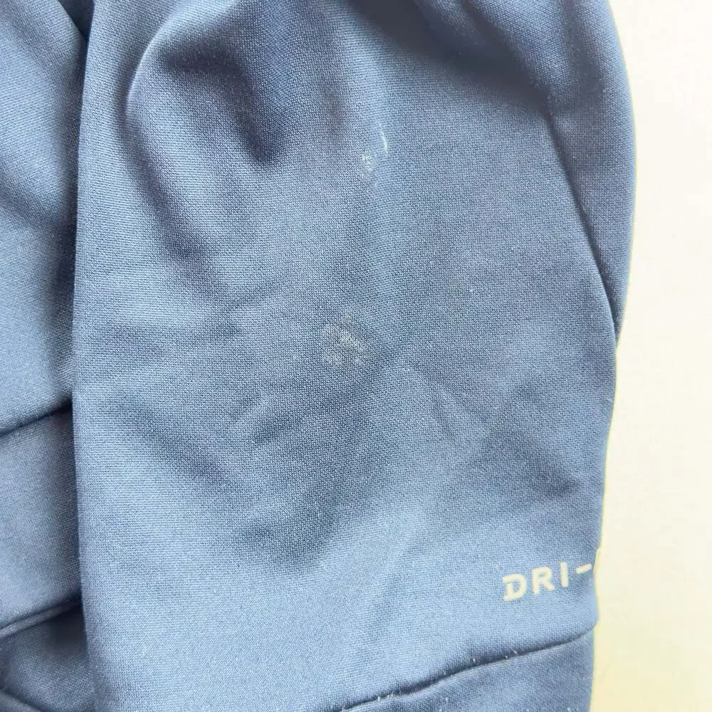 Nike Dri-Fit Blue Pullover Athletic Hoodie Mens Size L